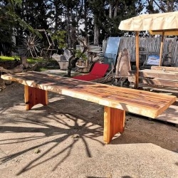 Sequoia table 4m "Live Edge"