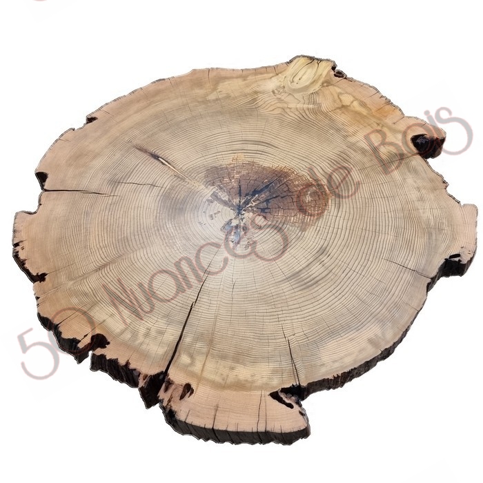 rondele de tronc d'arbre en cèdre
