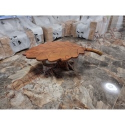 Table basse en forme de Feuille