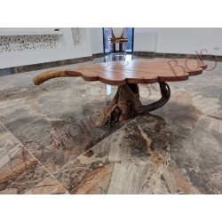 Table basse en forme de Feuille