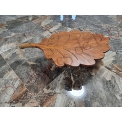 Table basse en forme de Feuille