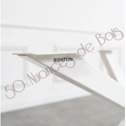 PIED DE TABLE METAL MIKADO DESAXE L'AMBITIEUX RIPATON