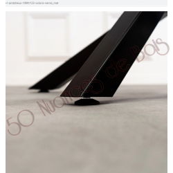 PIED DE TABLE METAL MIKADO DESAXE L'AMBITIEUX RIPATON