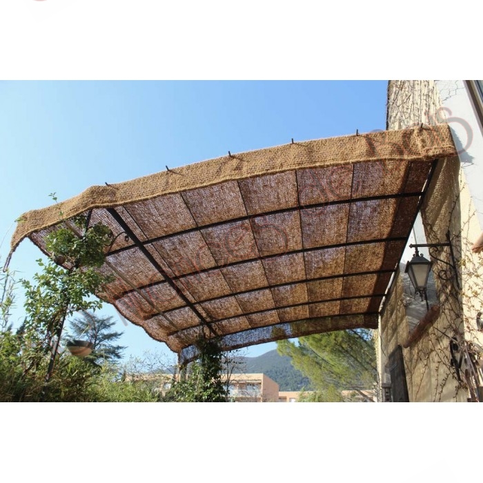 Ombri re Tissage Simple En Fibre De Coco Toile D ombrage Dense Pour 