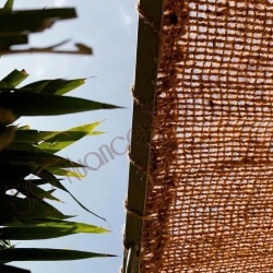 ombrière fibre de coco la scourtinerie ombrage extérieur