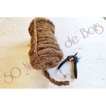 Corde En Fibre De Coco Naturelle 6 Mm X 100 M - Décoration Macramé Et Jardin