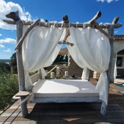 Sheer curtains for GALA bed