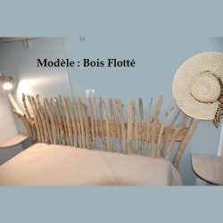 Tête de lit en Bois flotté